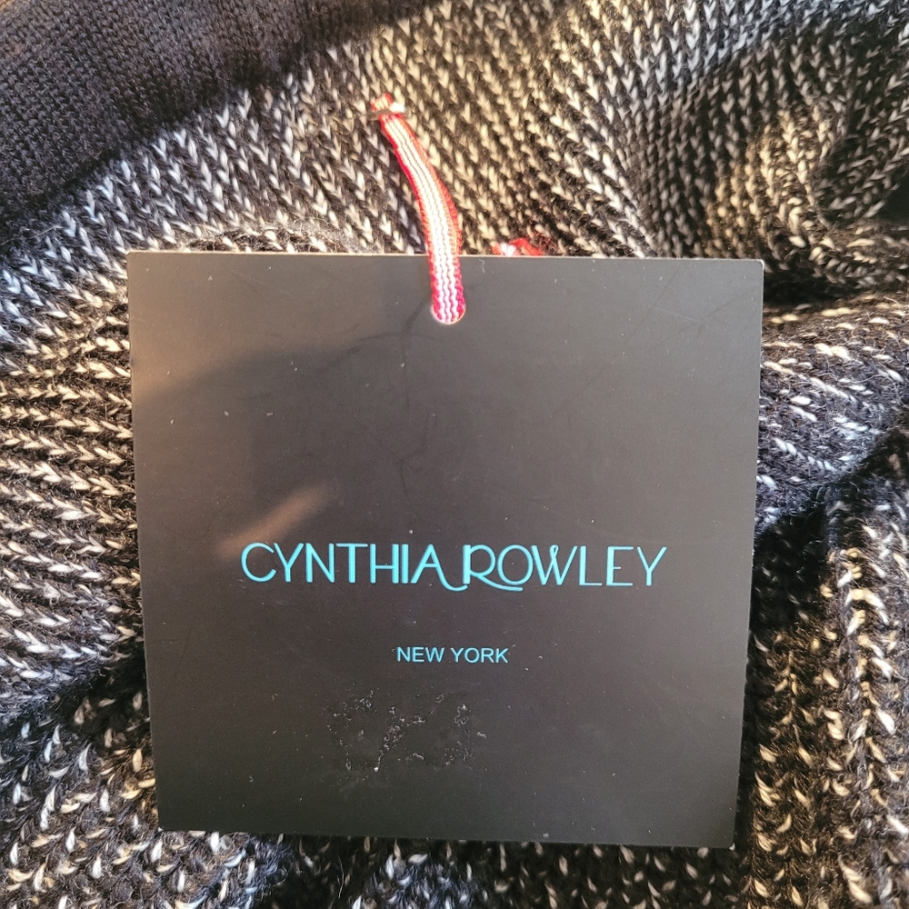 Cynthia Rowley Grey/Black Wool Blend Swing Mini Skirt. Size M - Picture 9 of 12